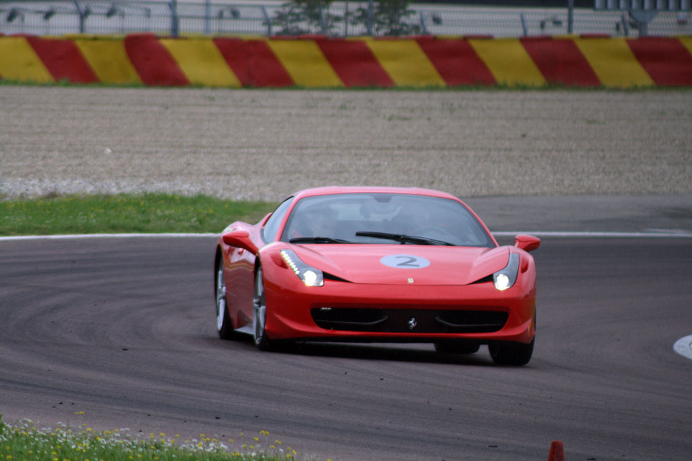 Ferrari 458 on track