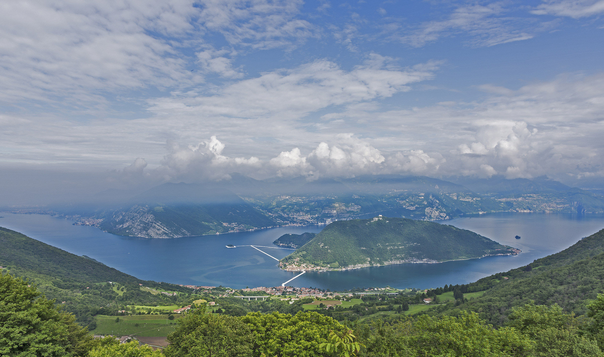 The walkway by Christo