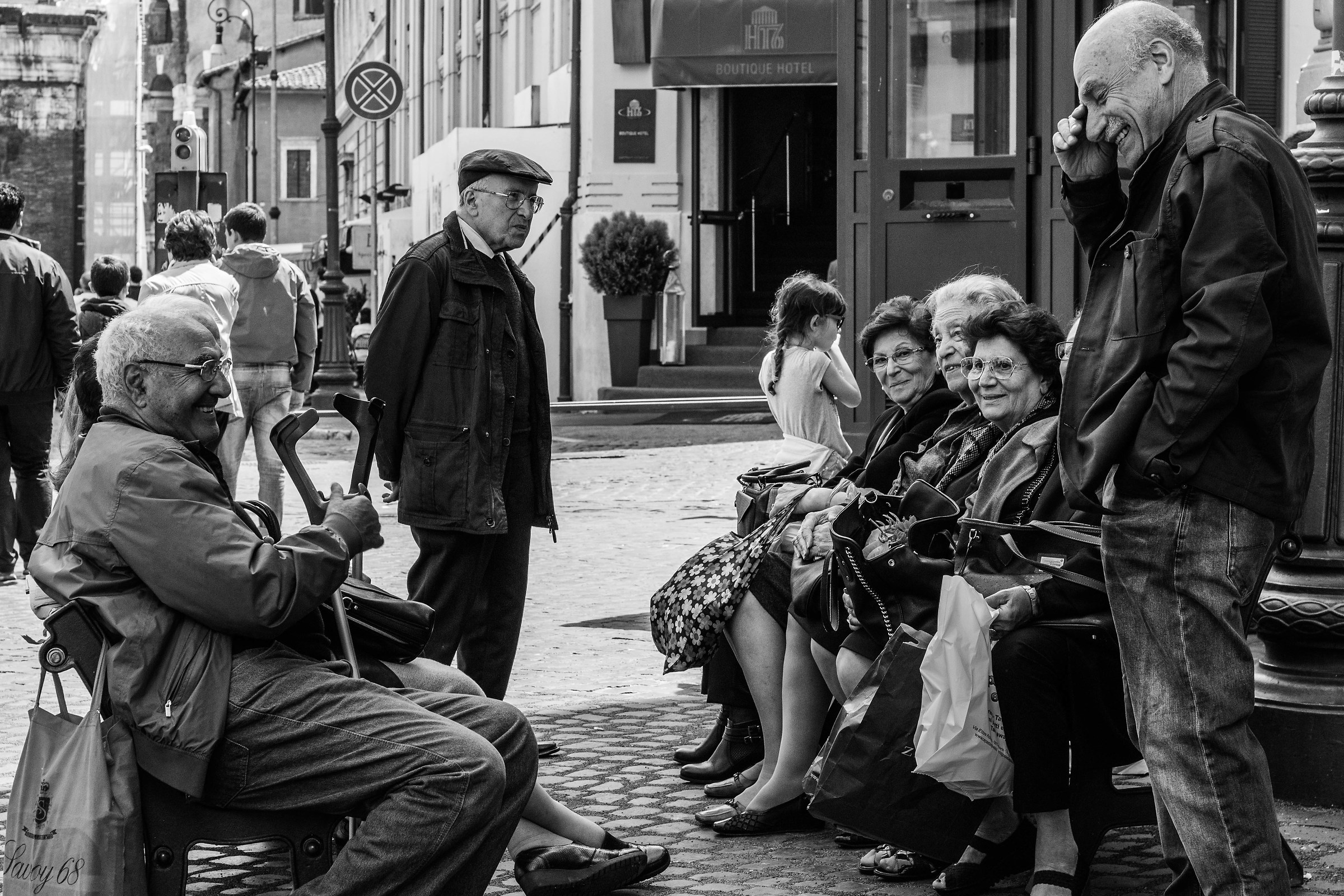 Elderly but young at heart