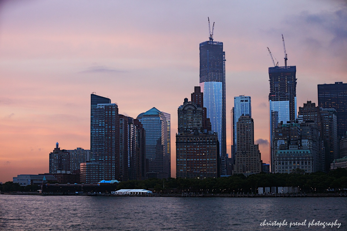 World Trade Towers tramonto