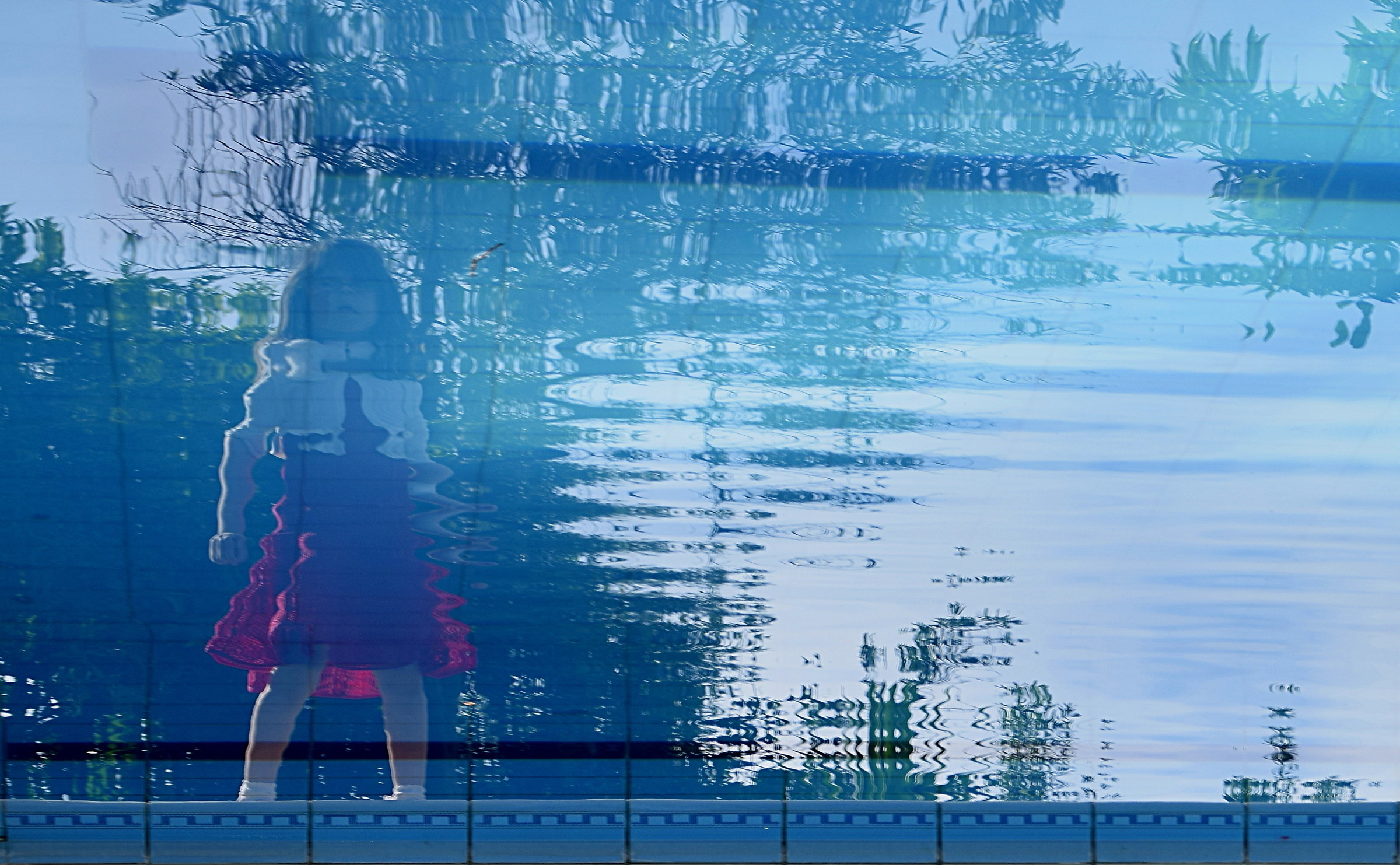 Principessina sul riflesso