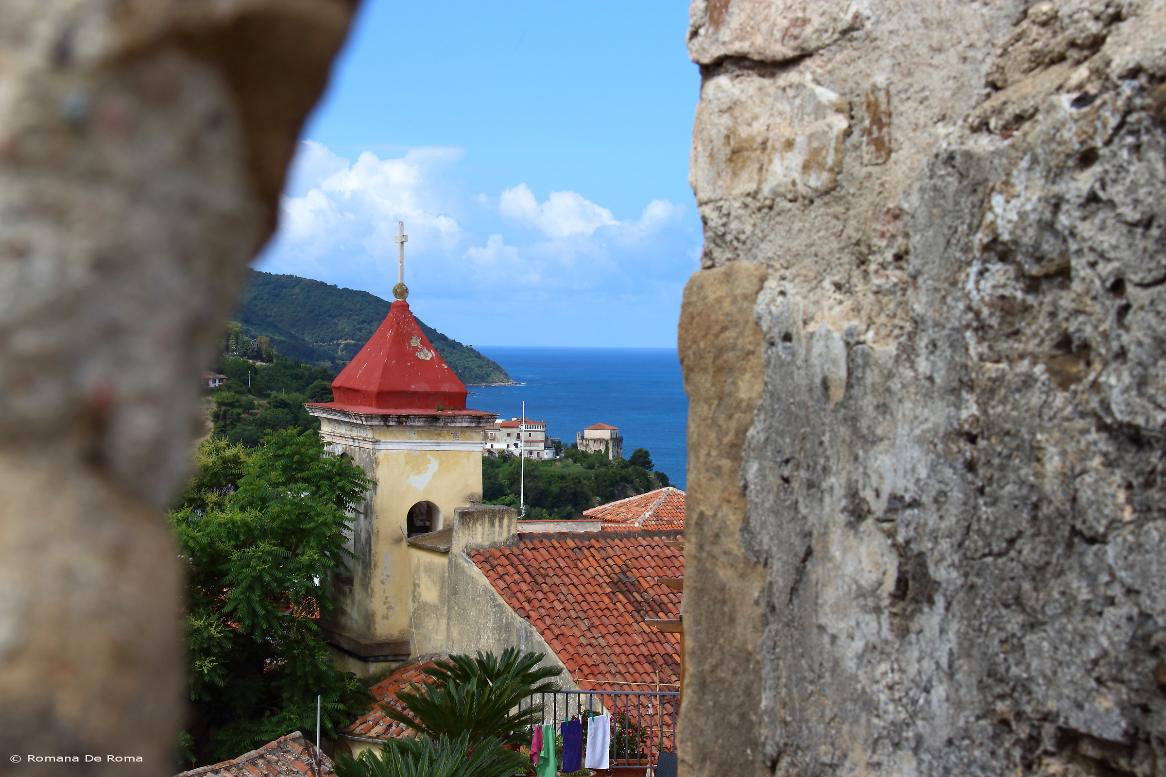 Sea views from the Castle of Agropoli (Sa)