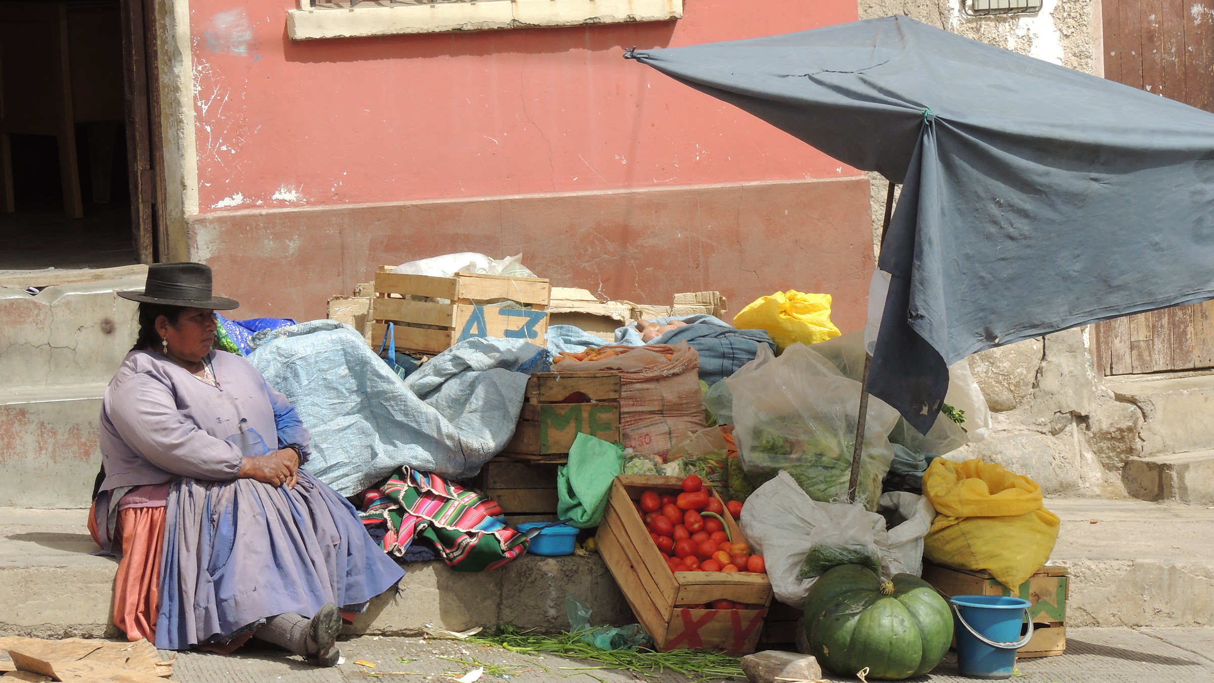 Potosi: colorful market