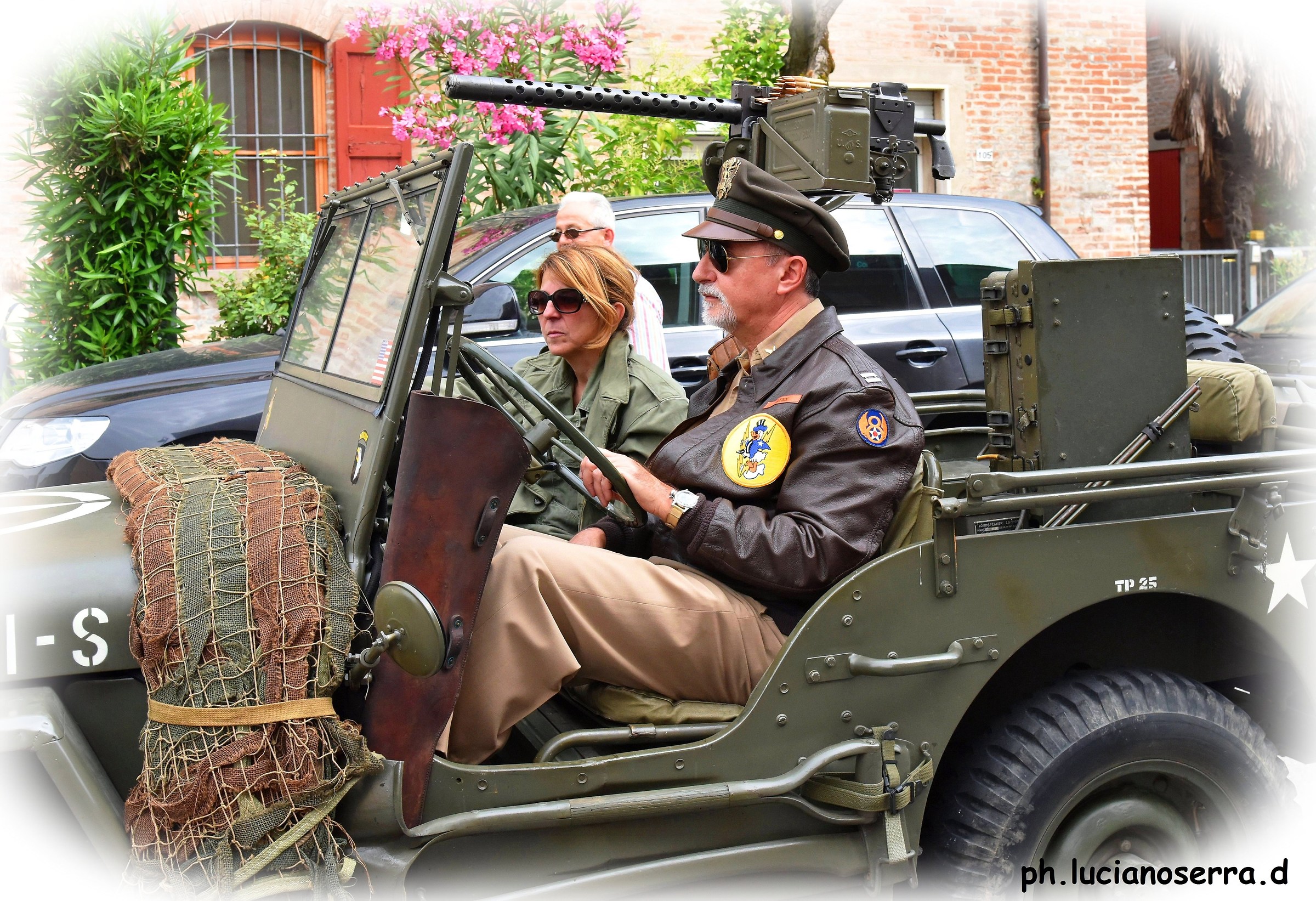 Contained with military uniforms of World War II