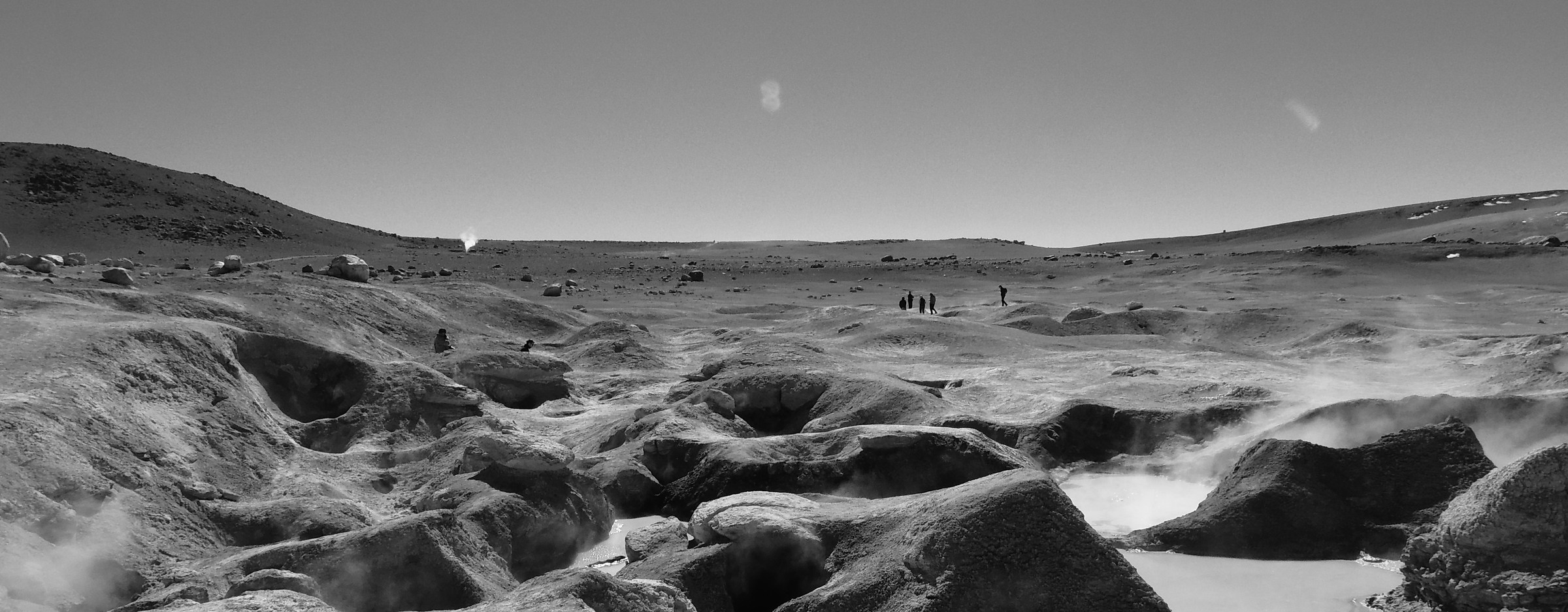 Bolivia, plateaus: lunar geyser ...