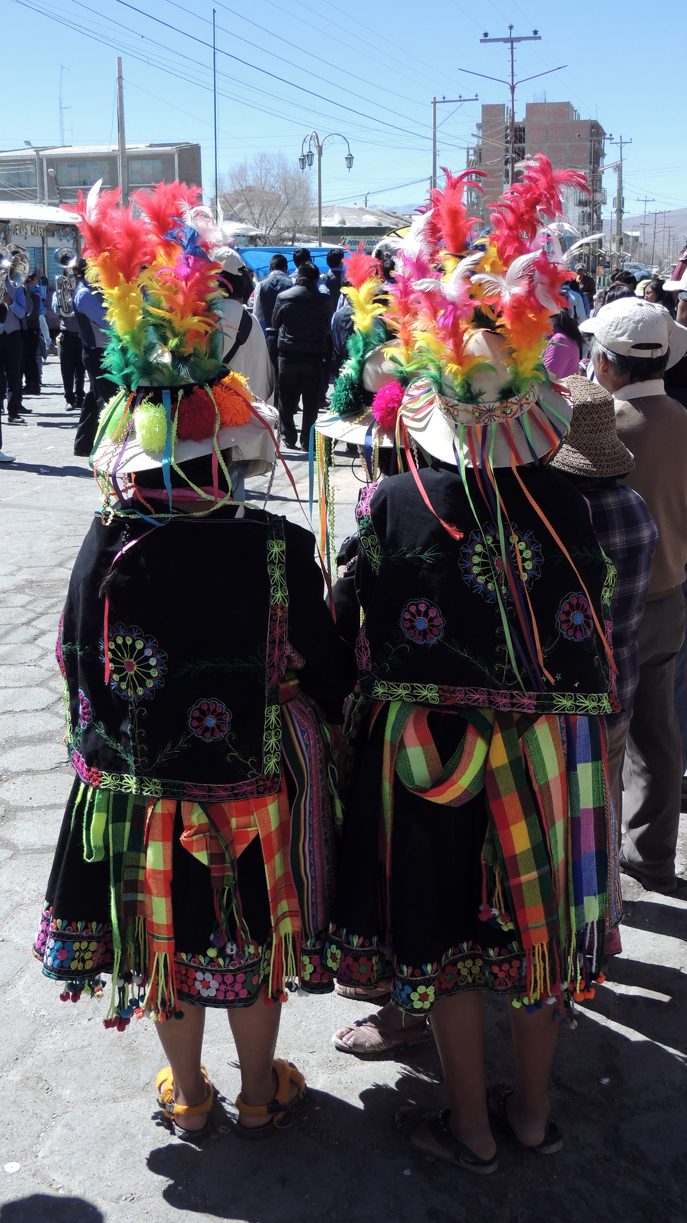 Bolivian highlands: ag party Uyuni
