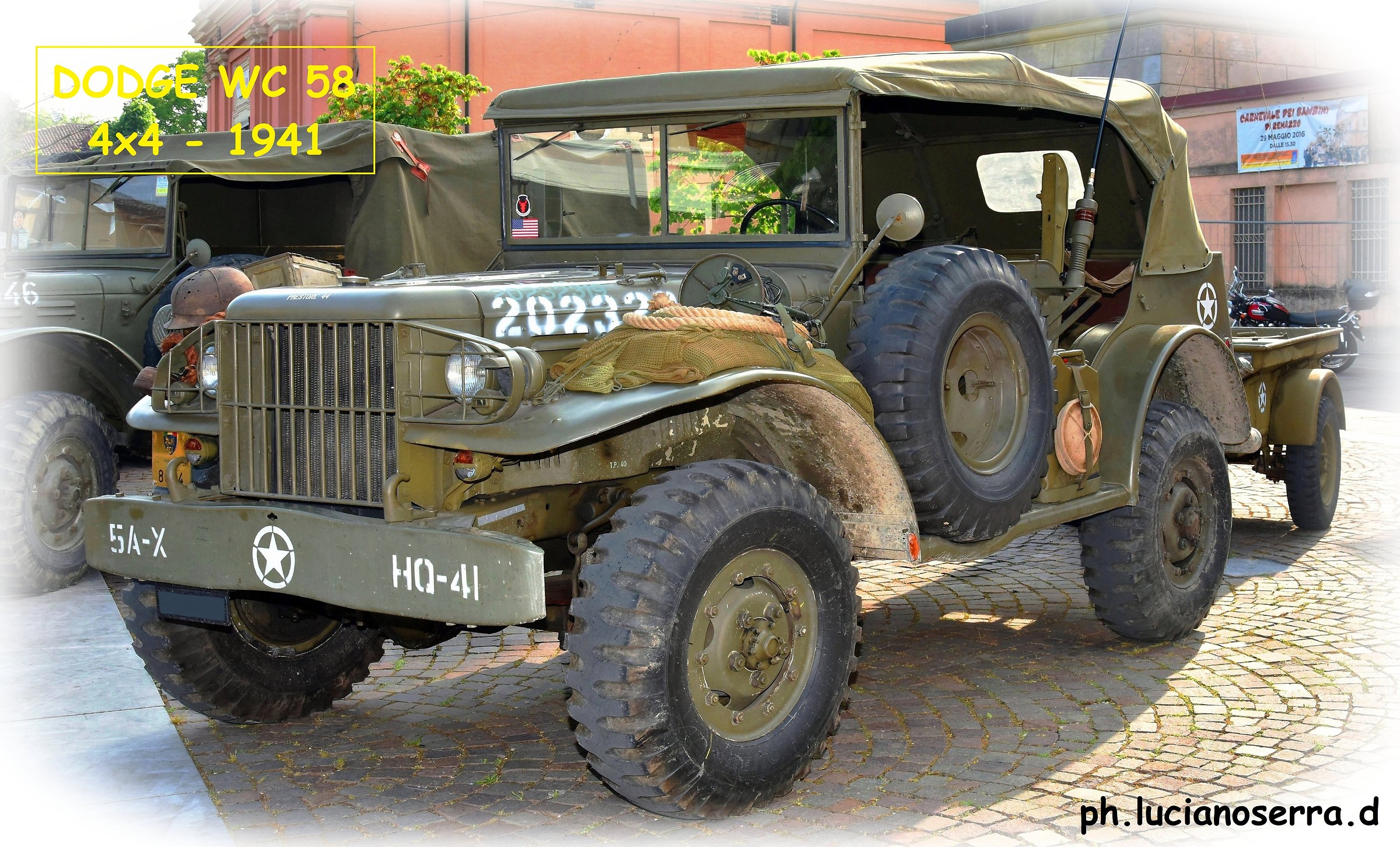 Dodge WC 58 4x4 - 1941 trailer Ford GPW