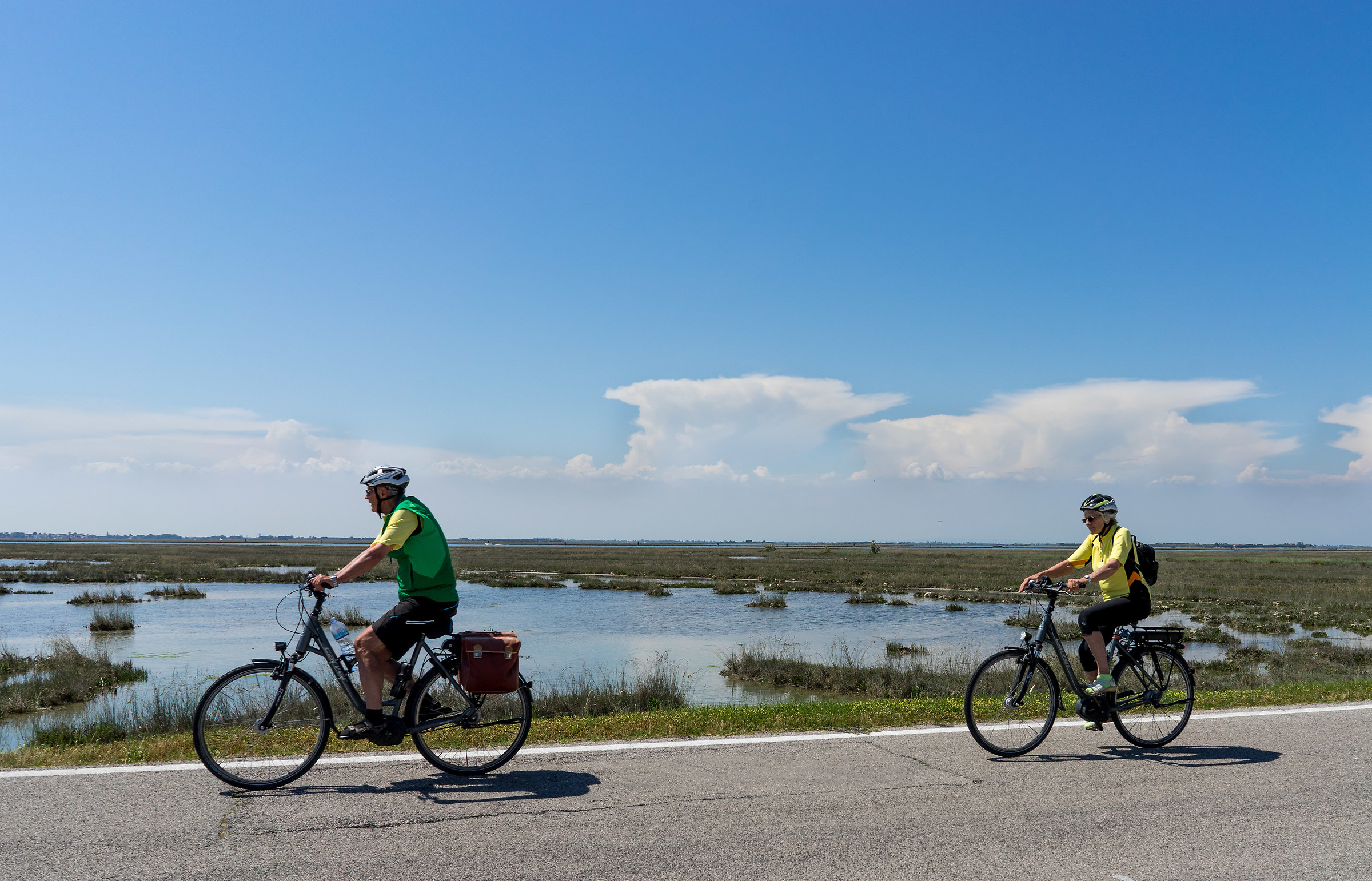Cicloturismo sulla splendida laguna di Lio Piccolo