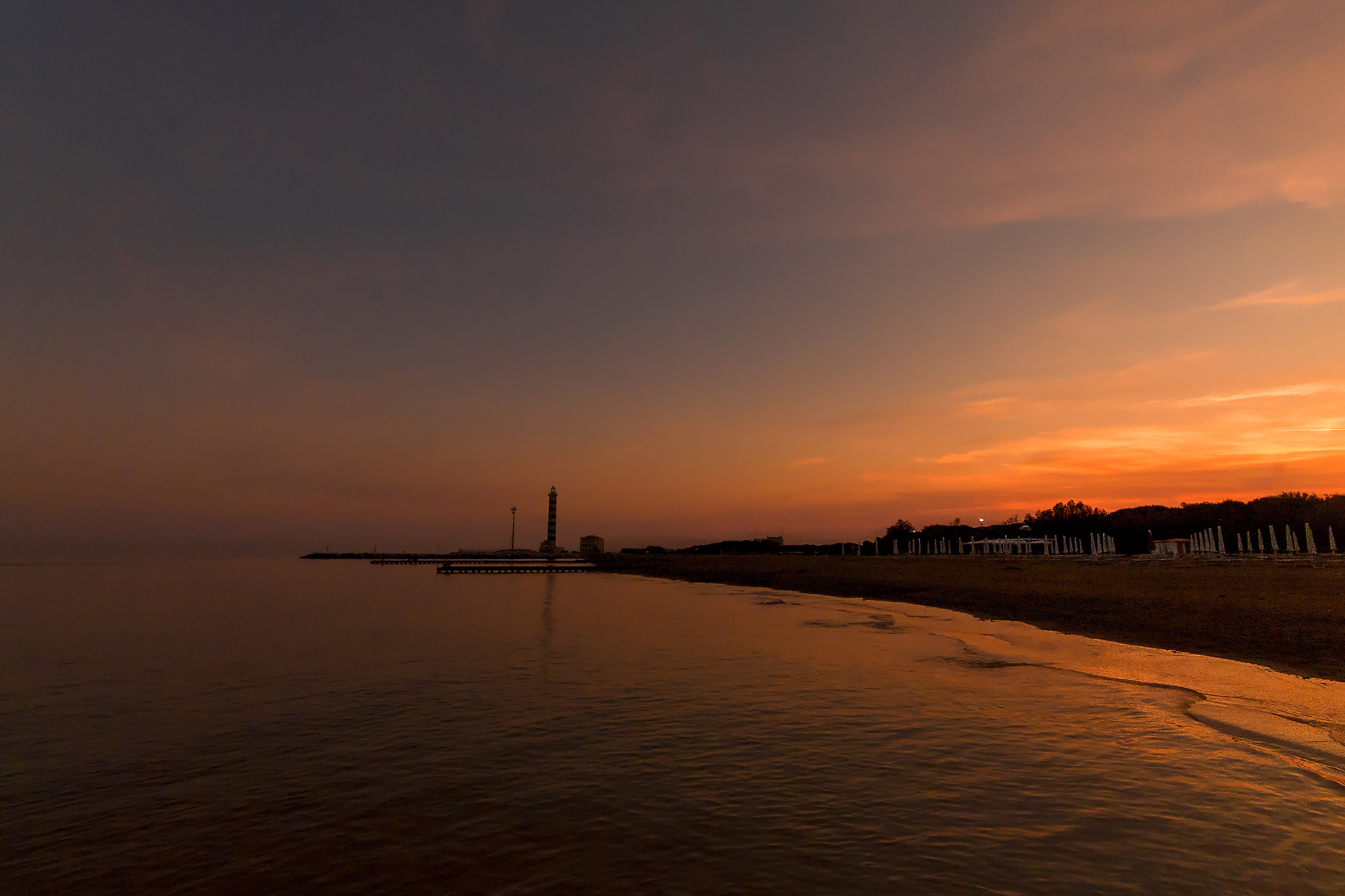 Sunset in Jesolo