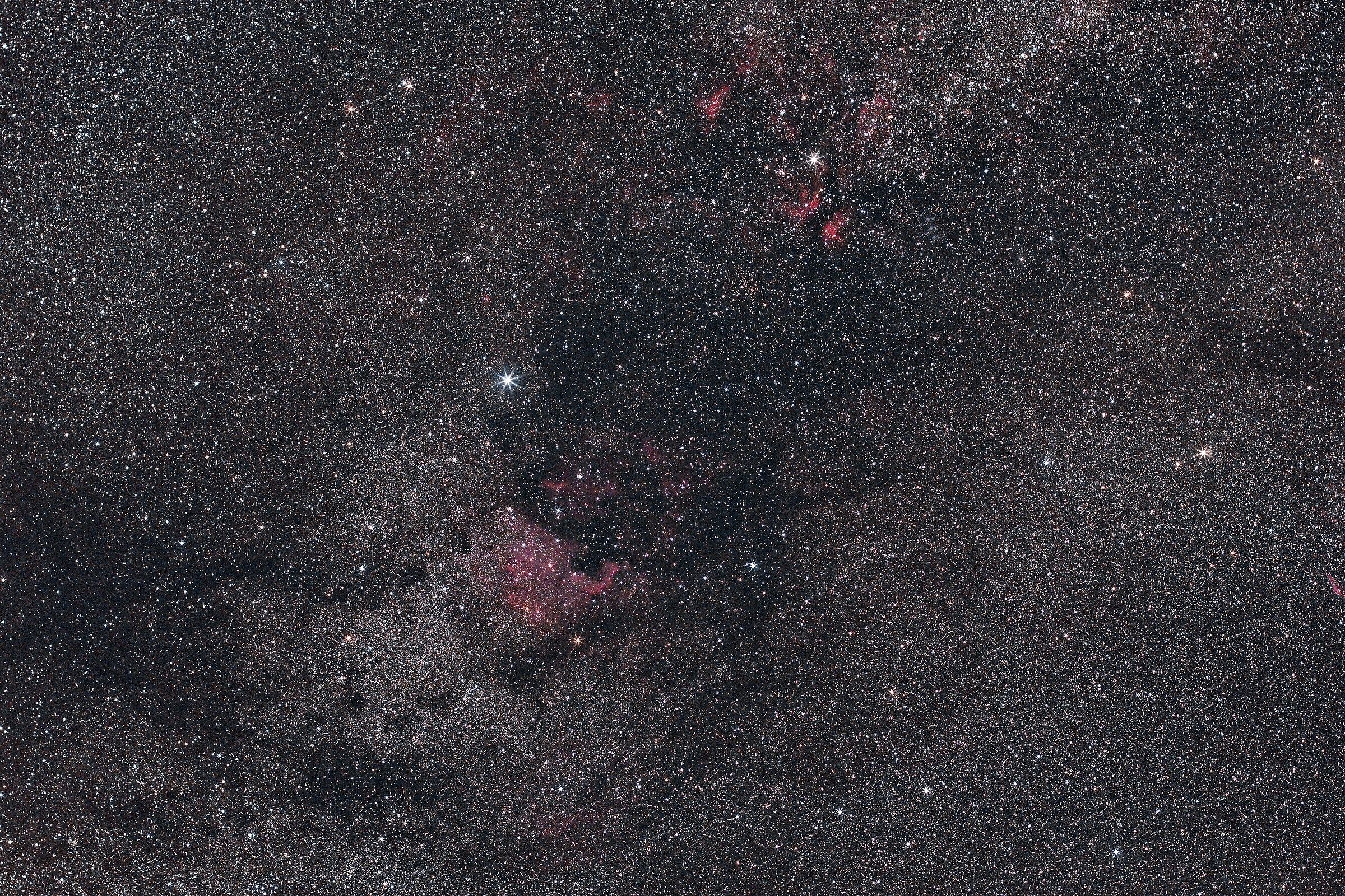 ngc7000 nord america + ic5070 pellicano! test 800 iso
