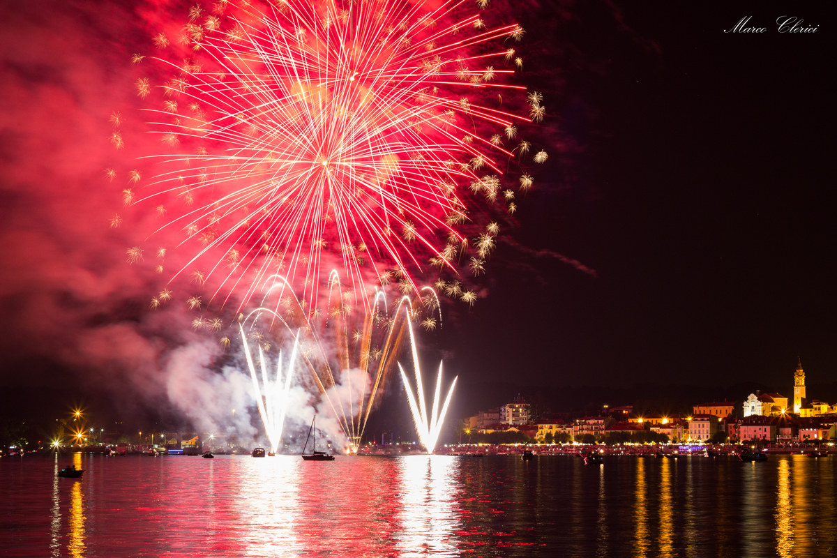 Fuochi d'artificio Arona