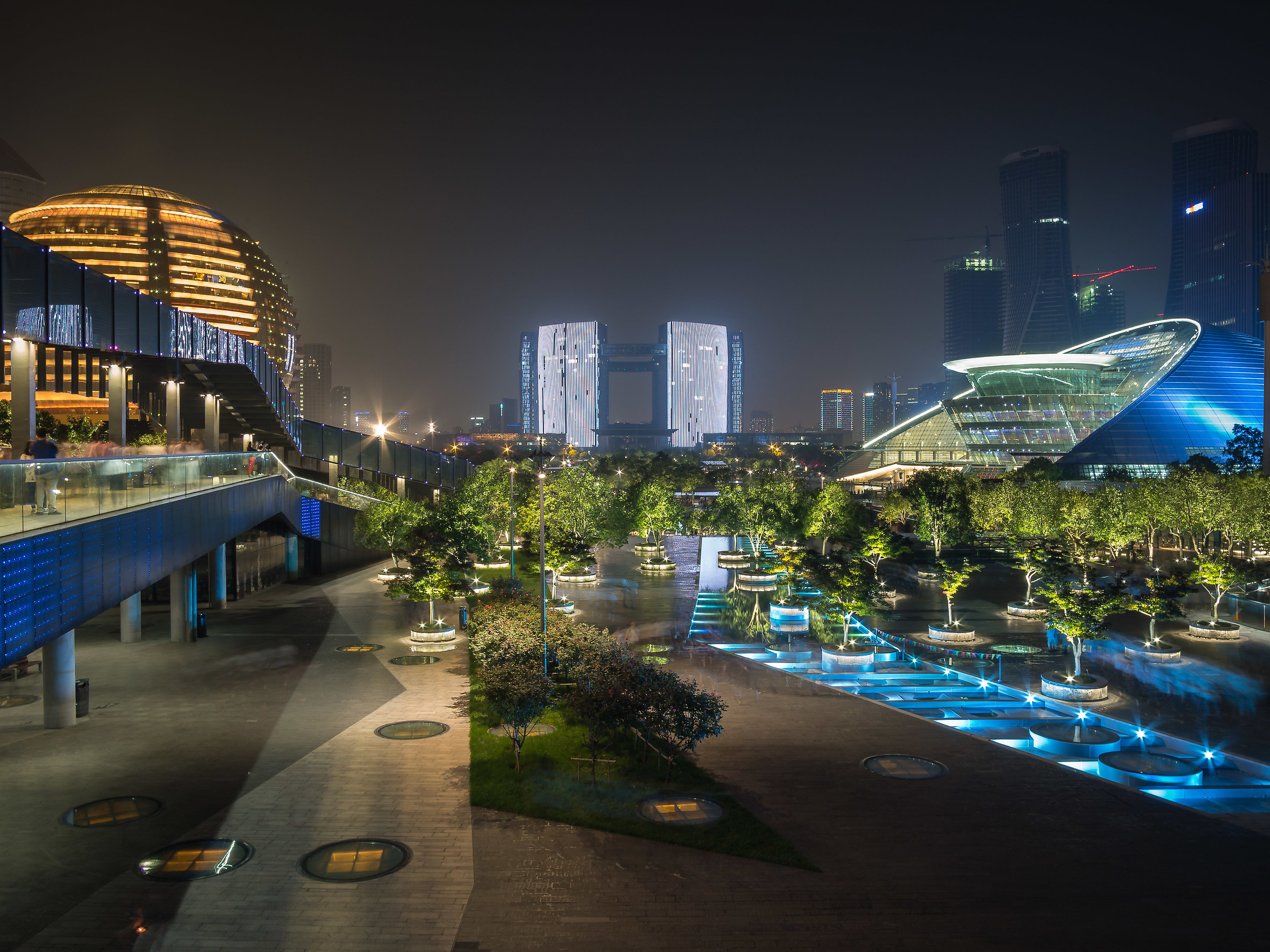Hangzhou CBD area
