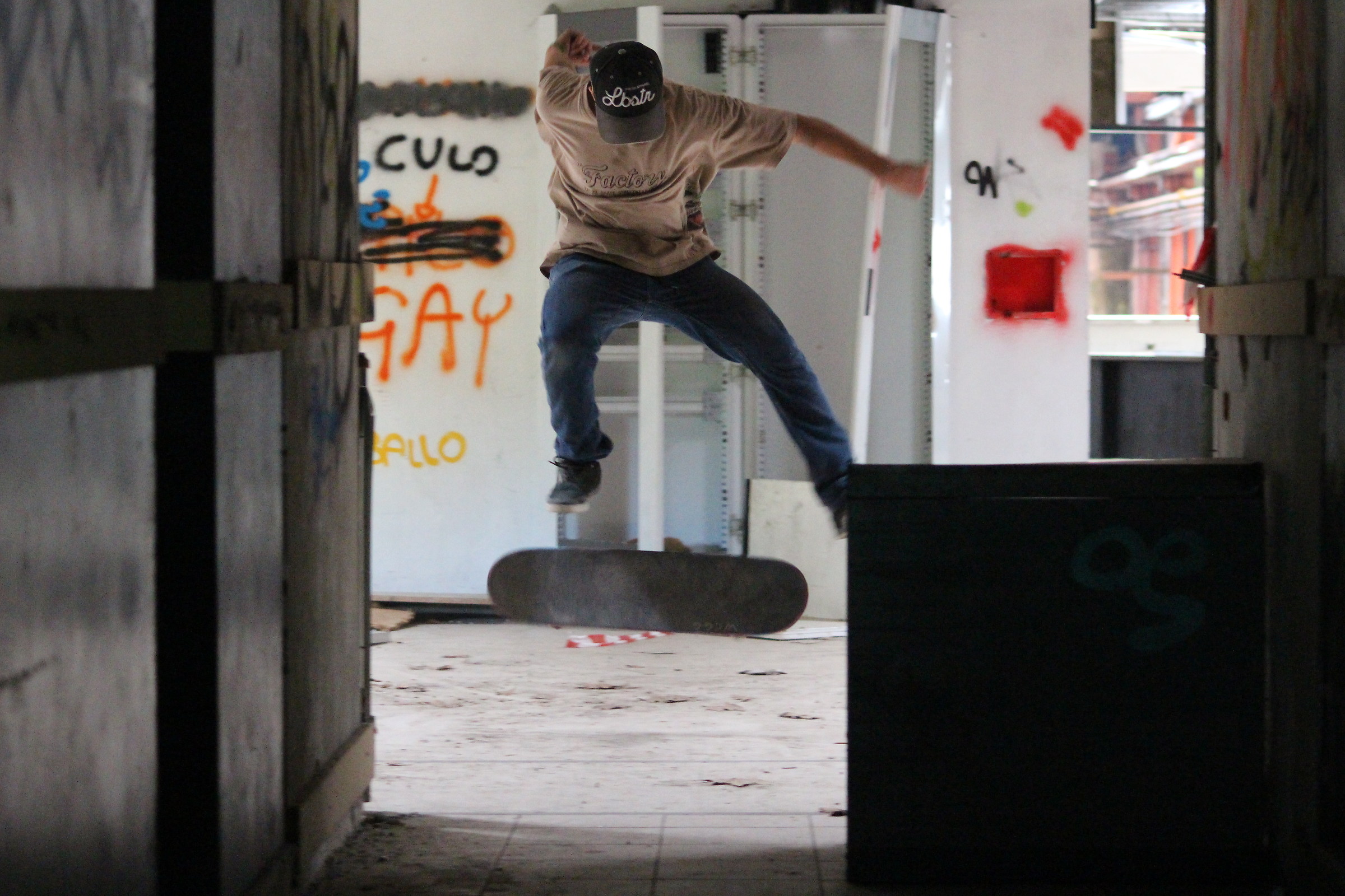 Flip through the rubble