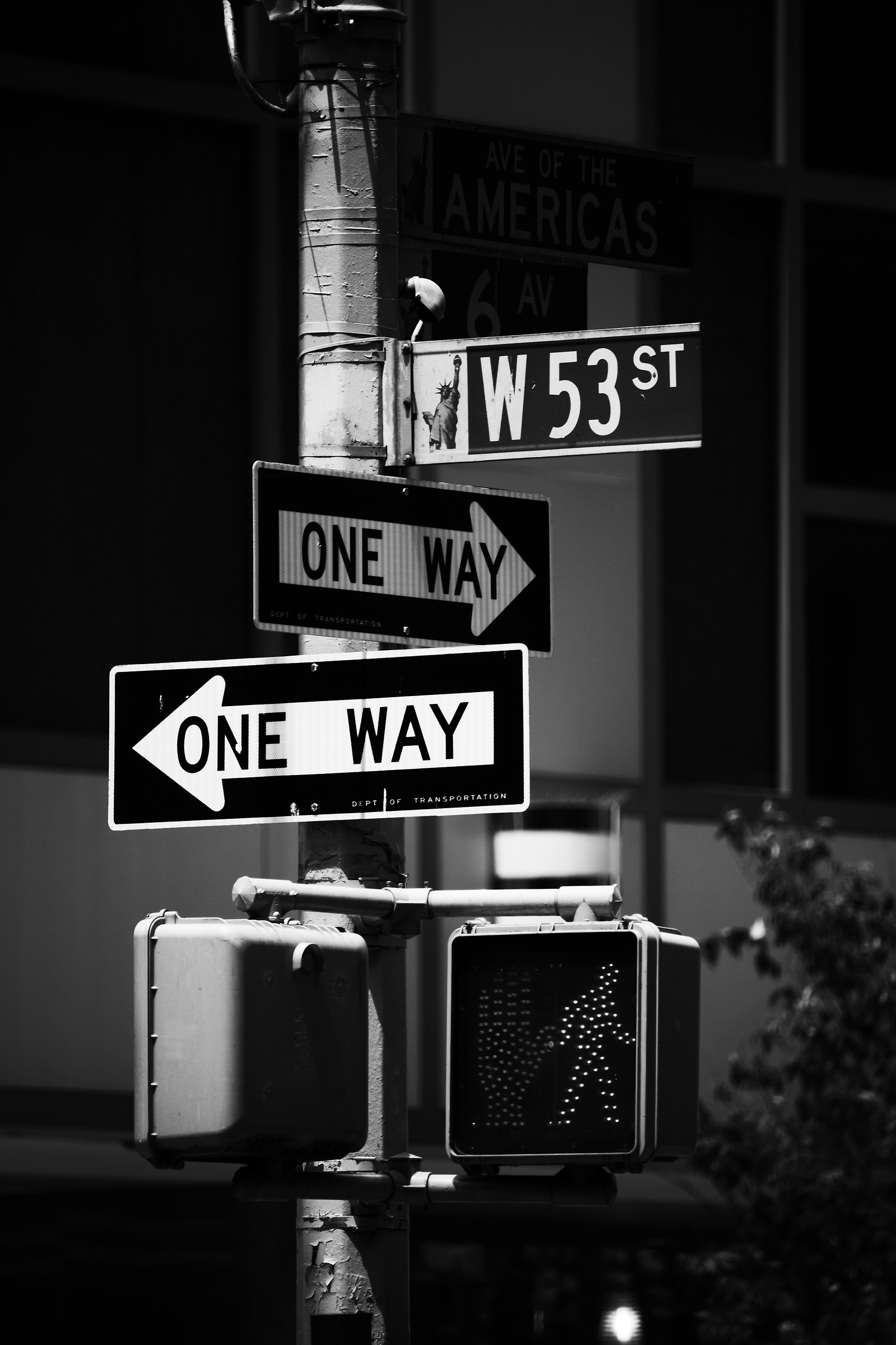 one way