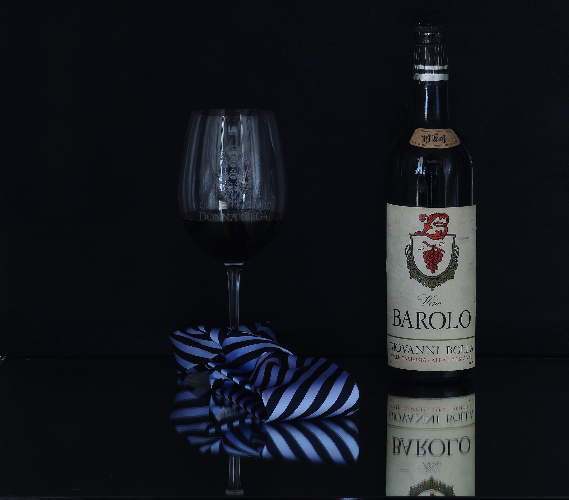 Taken by the throat.