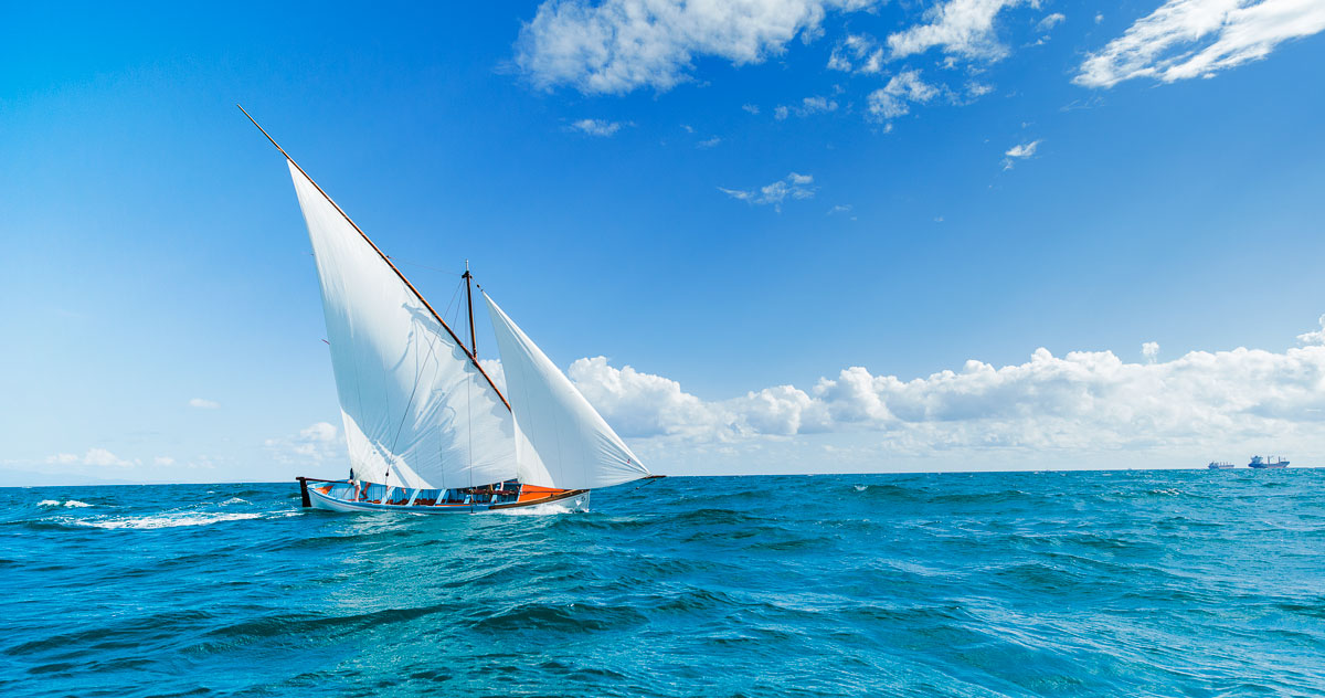 Sul Maestà la vela latina