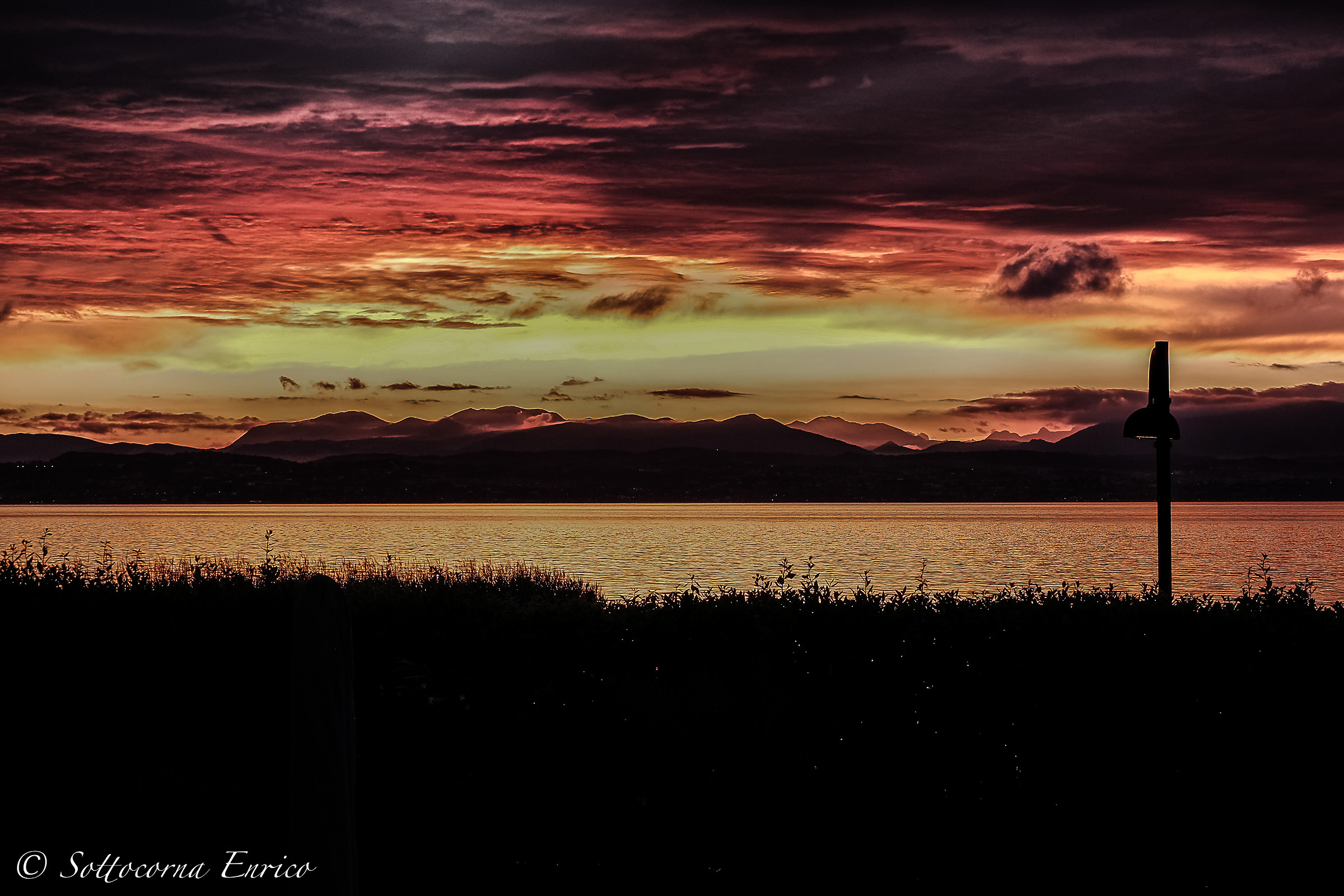 ..tramonto sul lago #2..