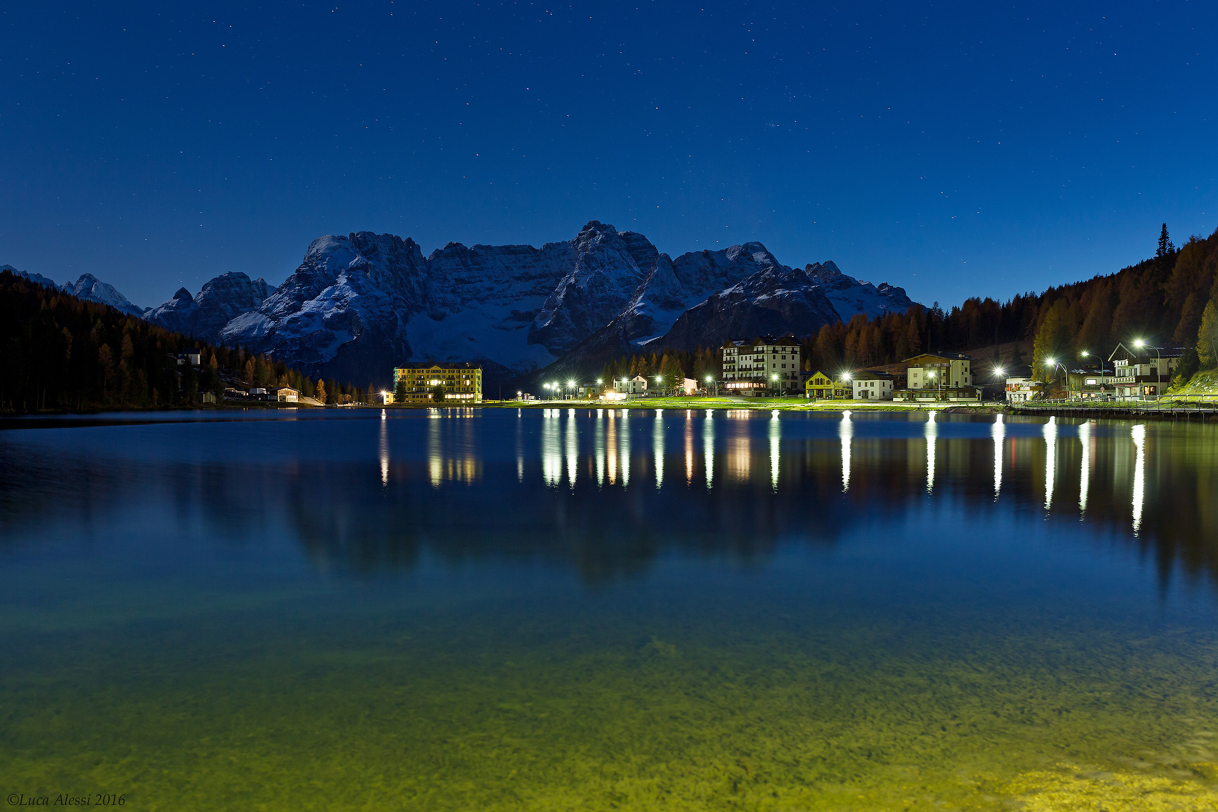 Night in Misurina