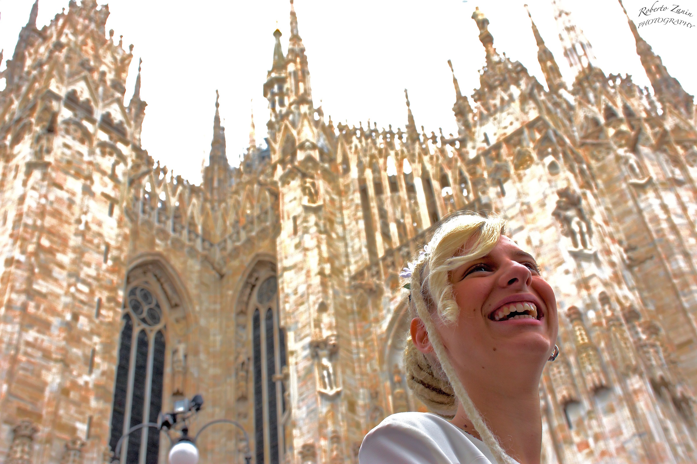 In the Piazza del Duomo in Milan
