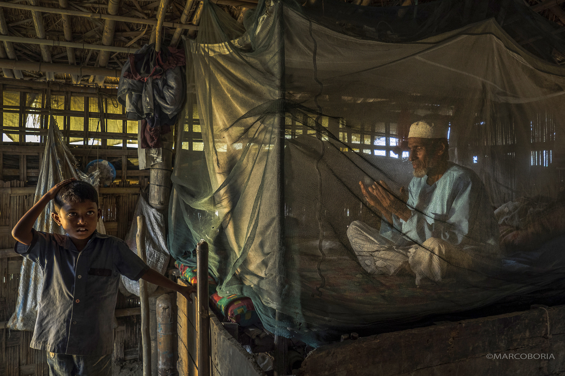 Prayer time - fishing village Chittagong