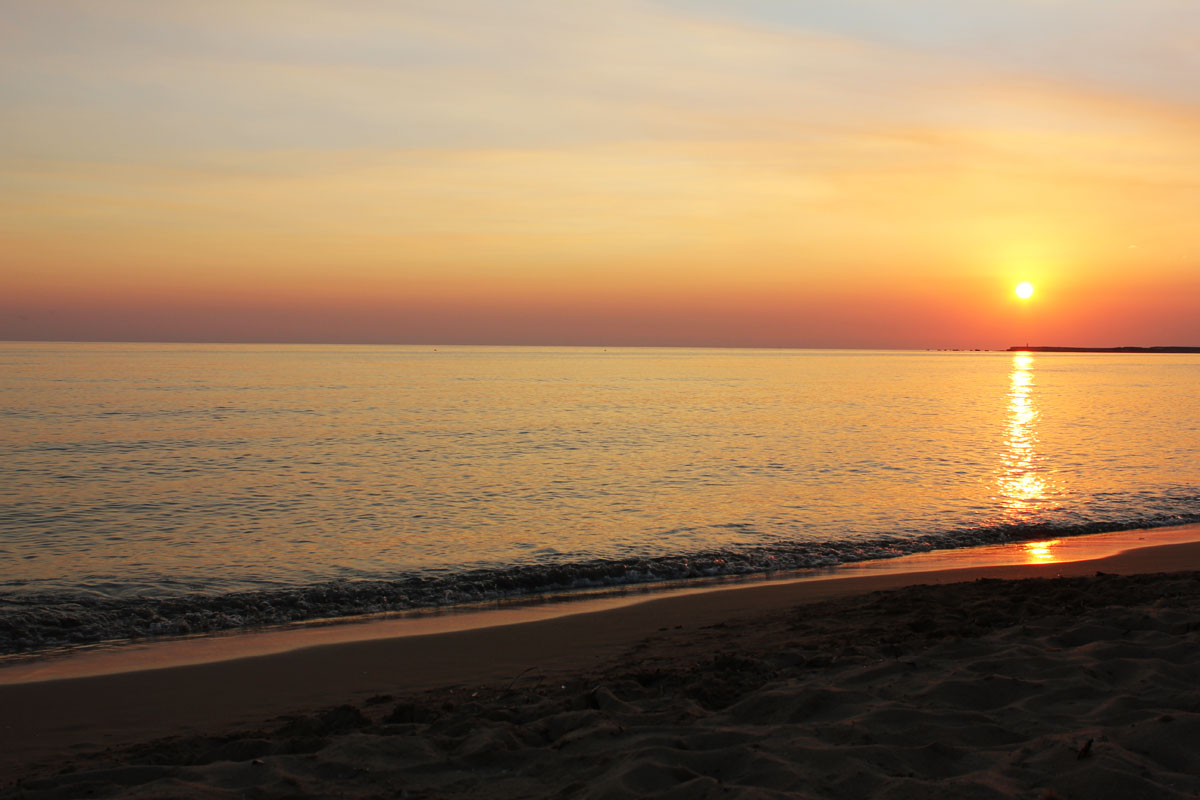 tramonto a playa carratois..