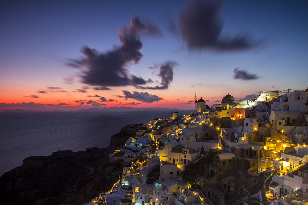 Sunset in Oia