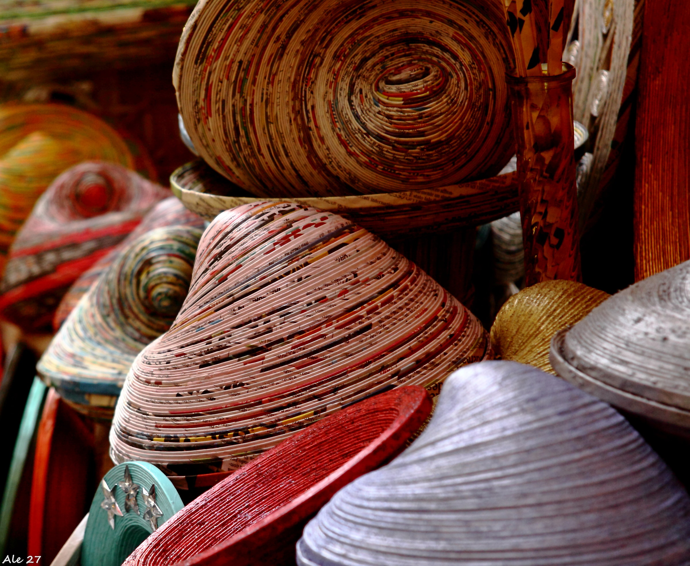 ... Newspapers ... colors and imagination ...