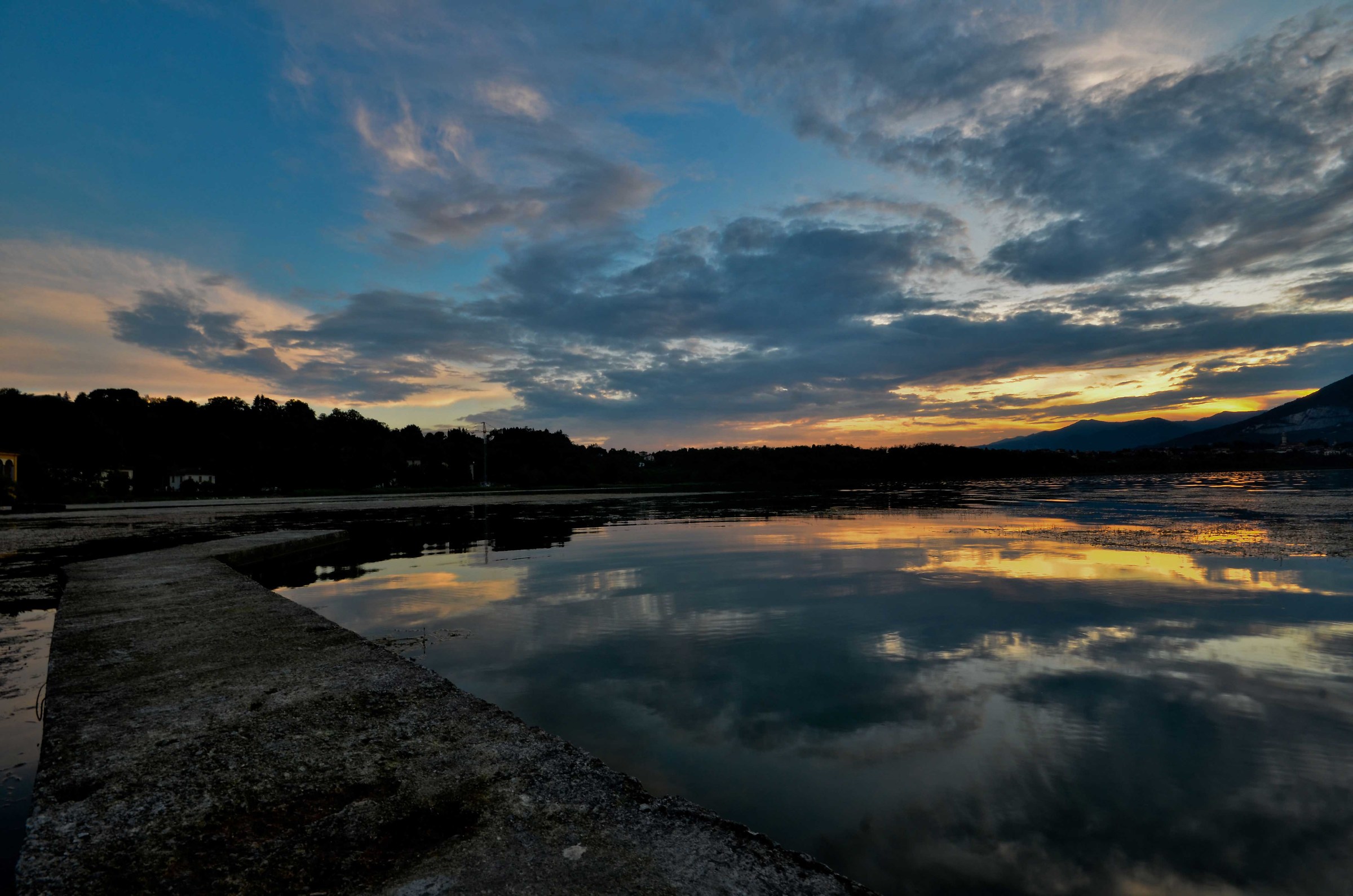 Lago di Oggiono - Tramonto