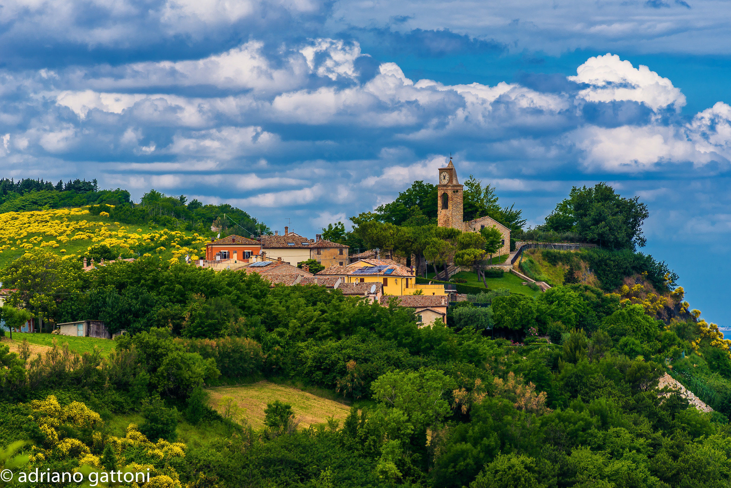 Strada panoramica San Bartolo - Fiorenzuola di Focara