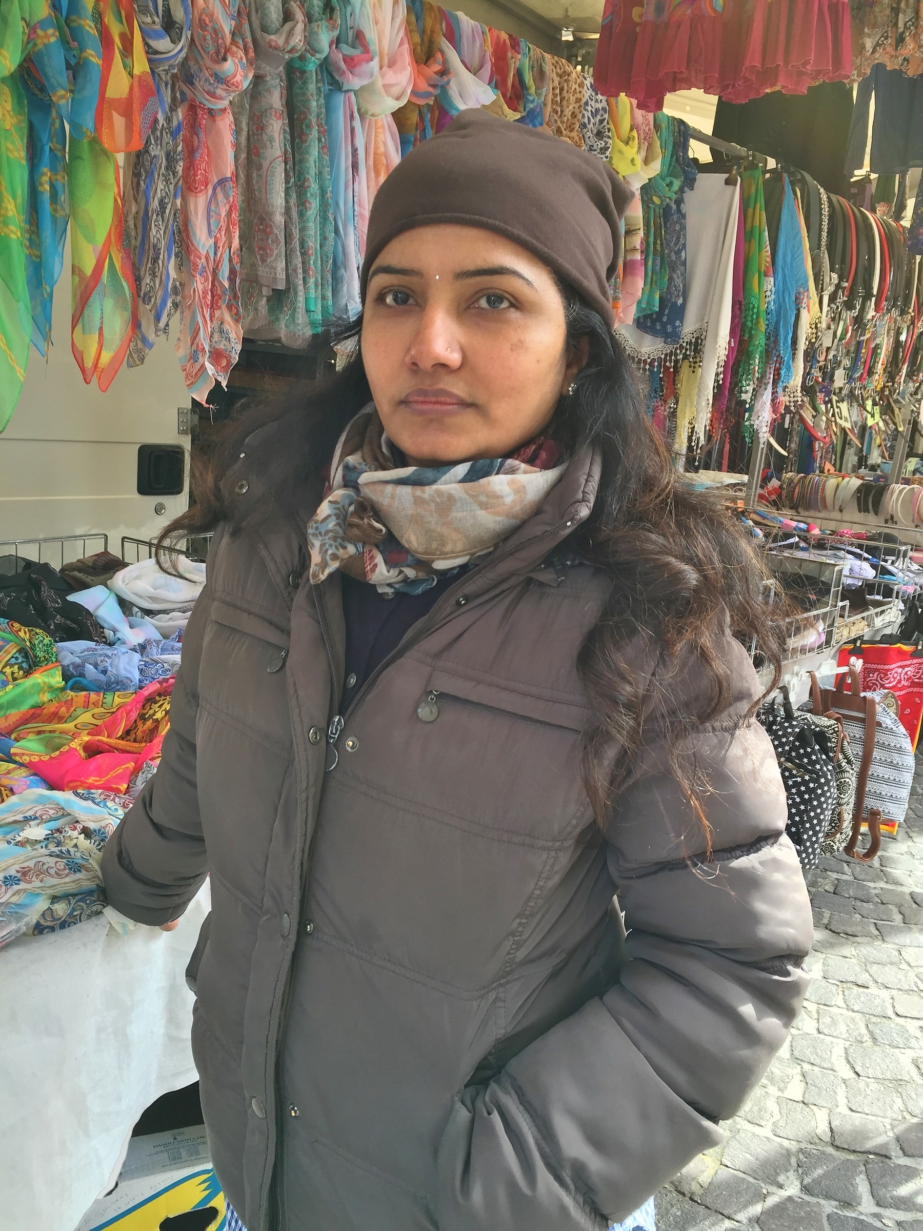 La mia fornitrice di foulard.