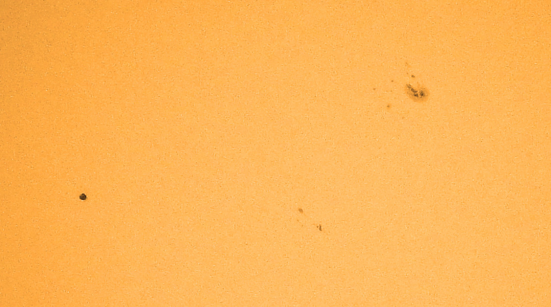 Mercurio che passa davanti al sole 2