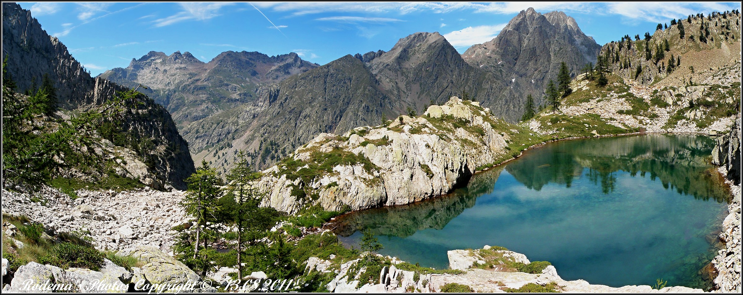 Lake Valcuca and the background M. Matto