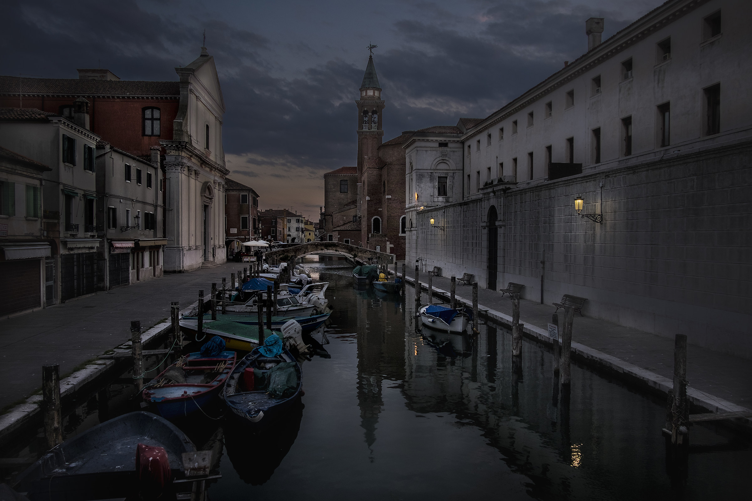 Chioggia almost dark