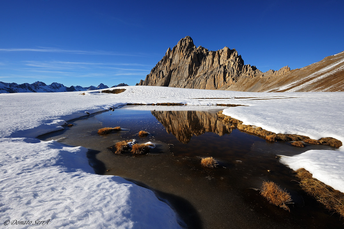 Rocca La Meja reflected