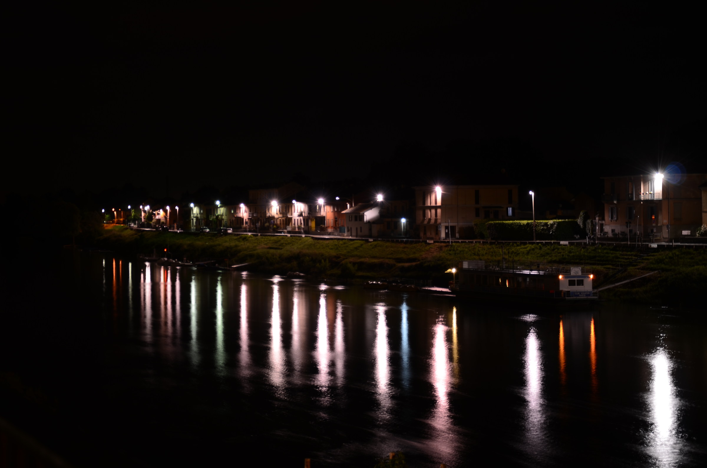 Notte piovosa a Pavia...