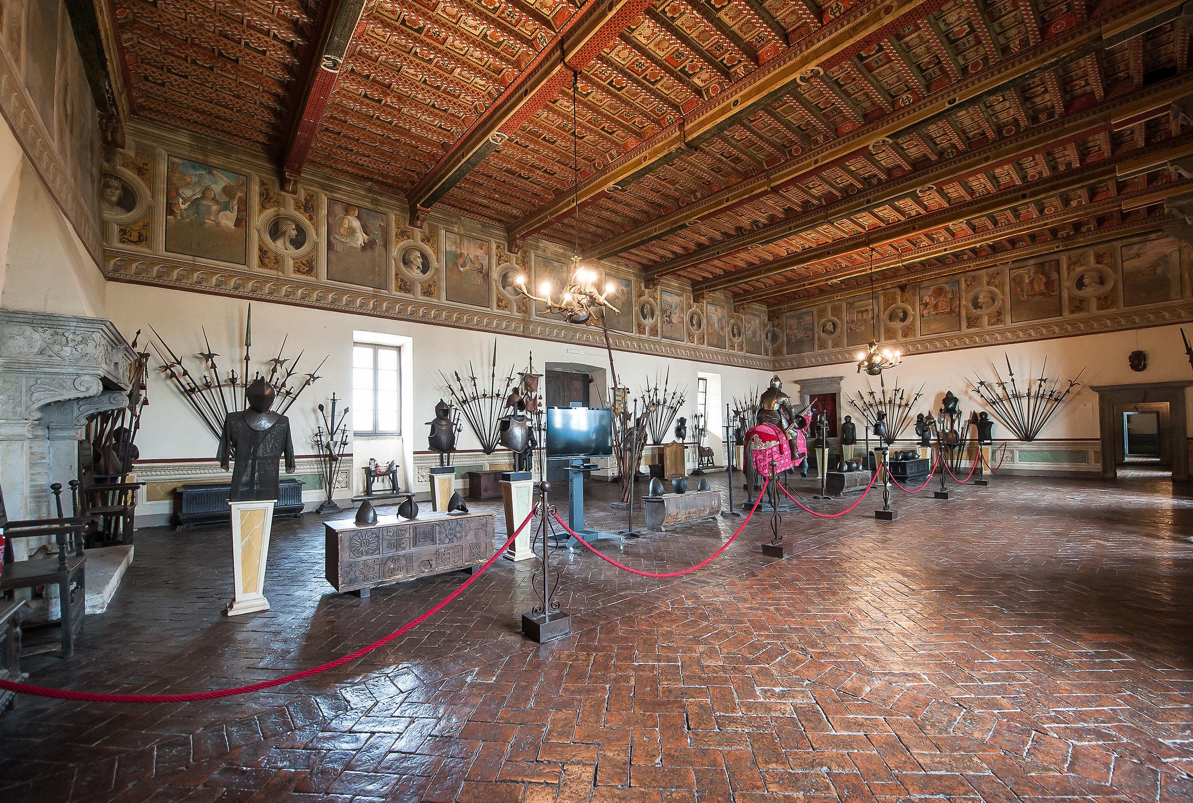 Bracciano (Rm)-Sala delle Armi, Castello Odescalchi