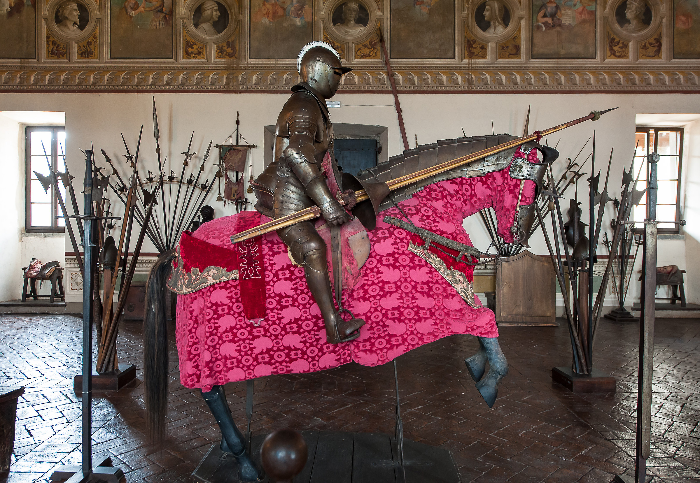 Bracciano (Rm)-Part. Sala delle Armi,Castel. Odescalchi