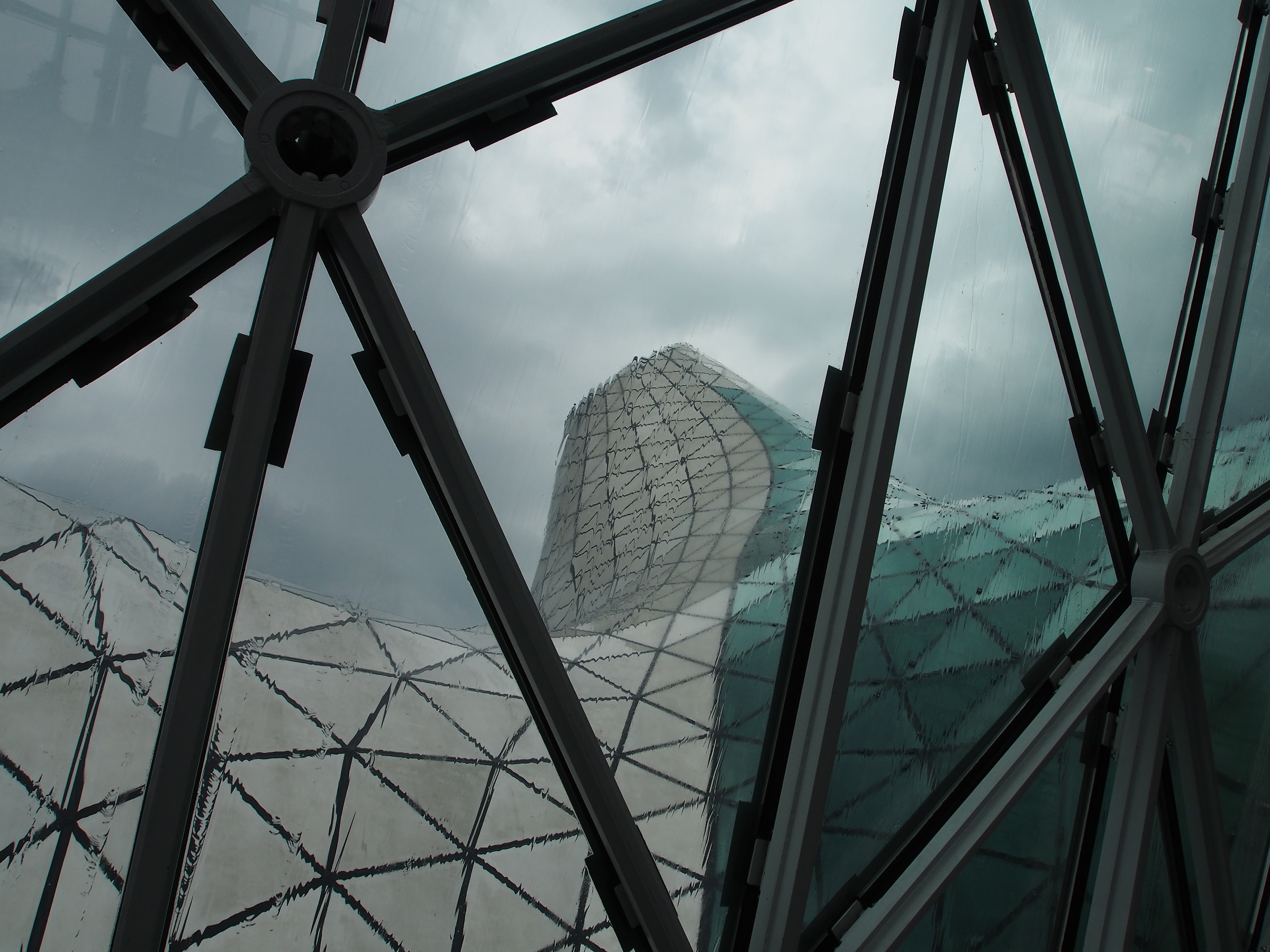 Steel, glass and water