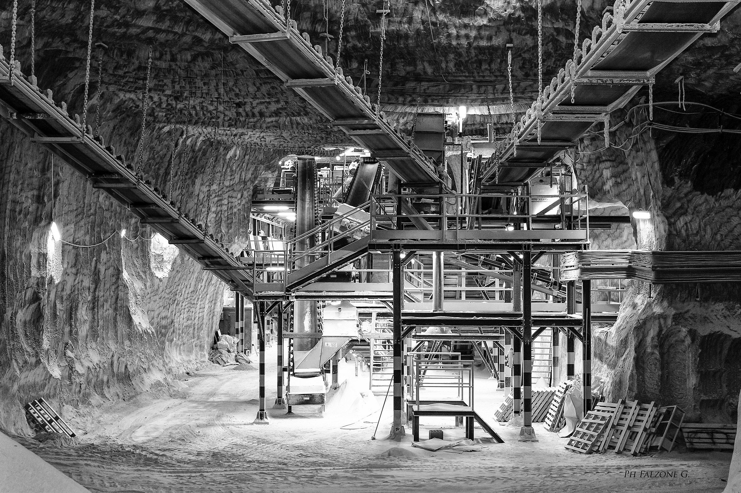Miniera di Sale Realmonte BW