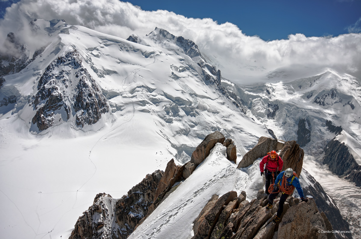 Di ritorno dal Monte Bianco...