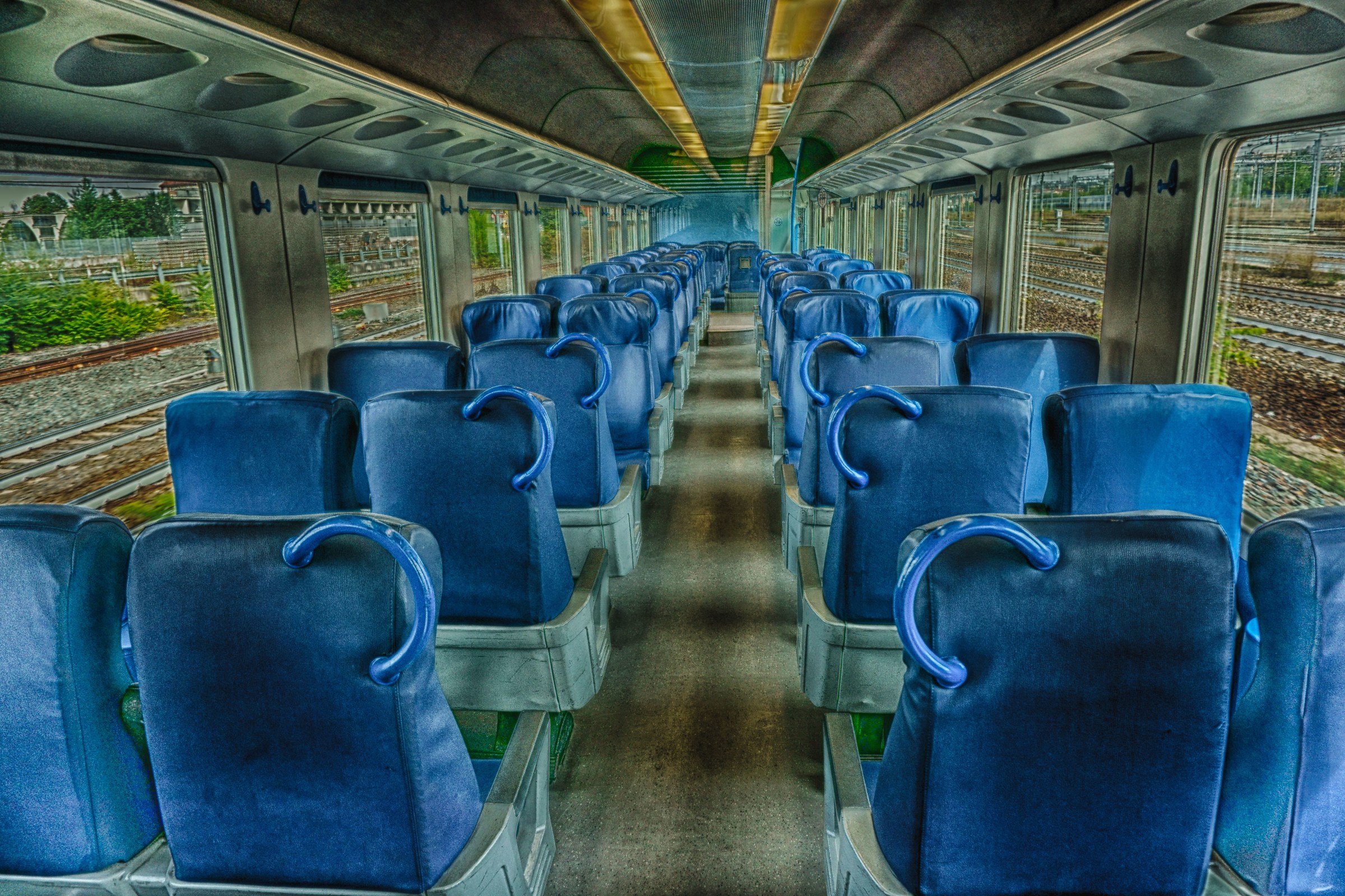 viaggio solitario sul treno