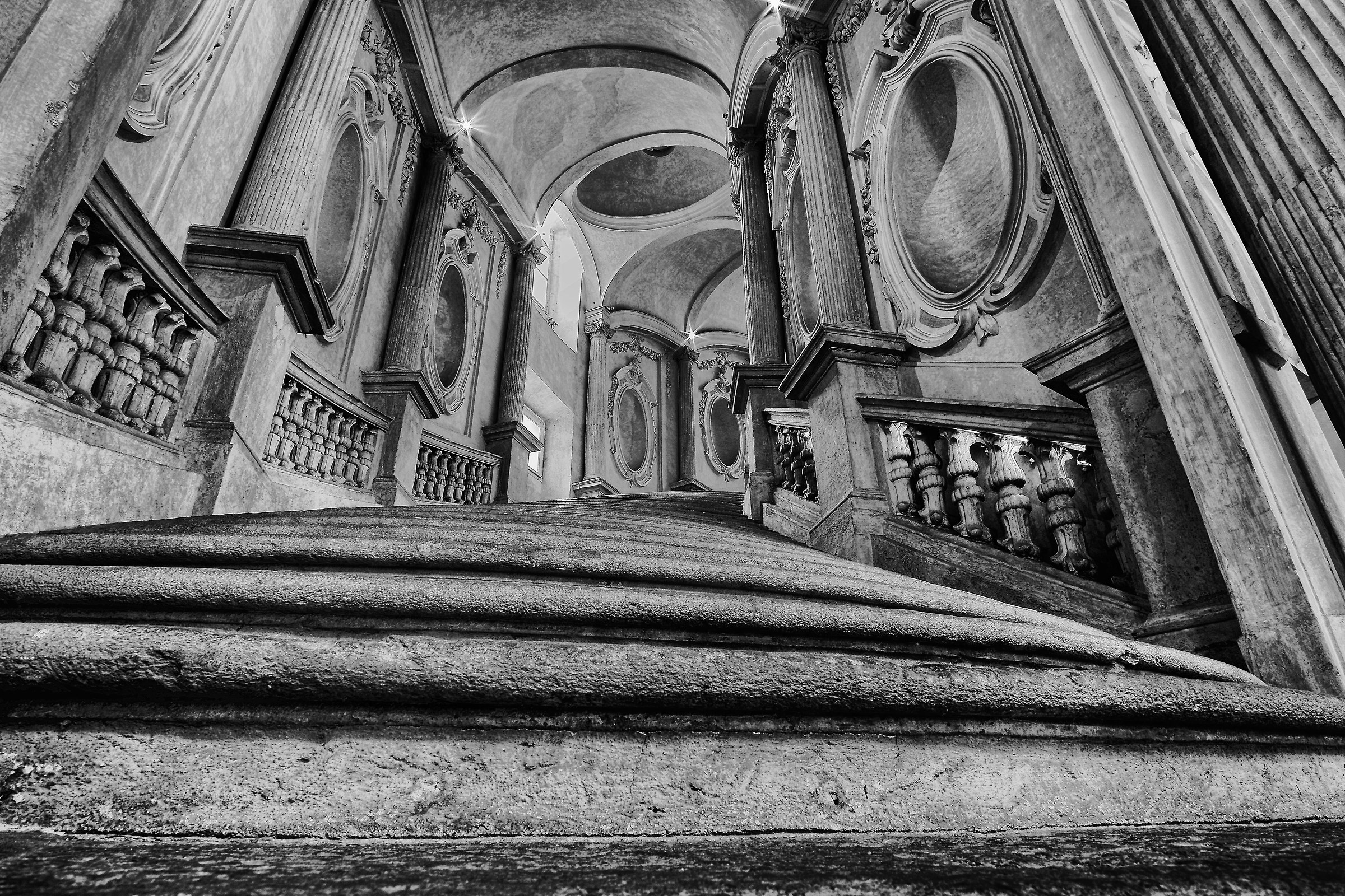 Carignano palace staircase