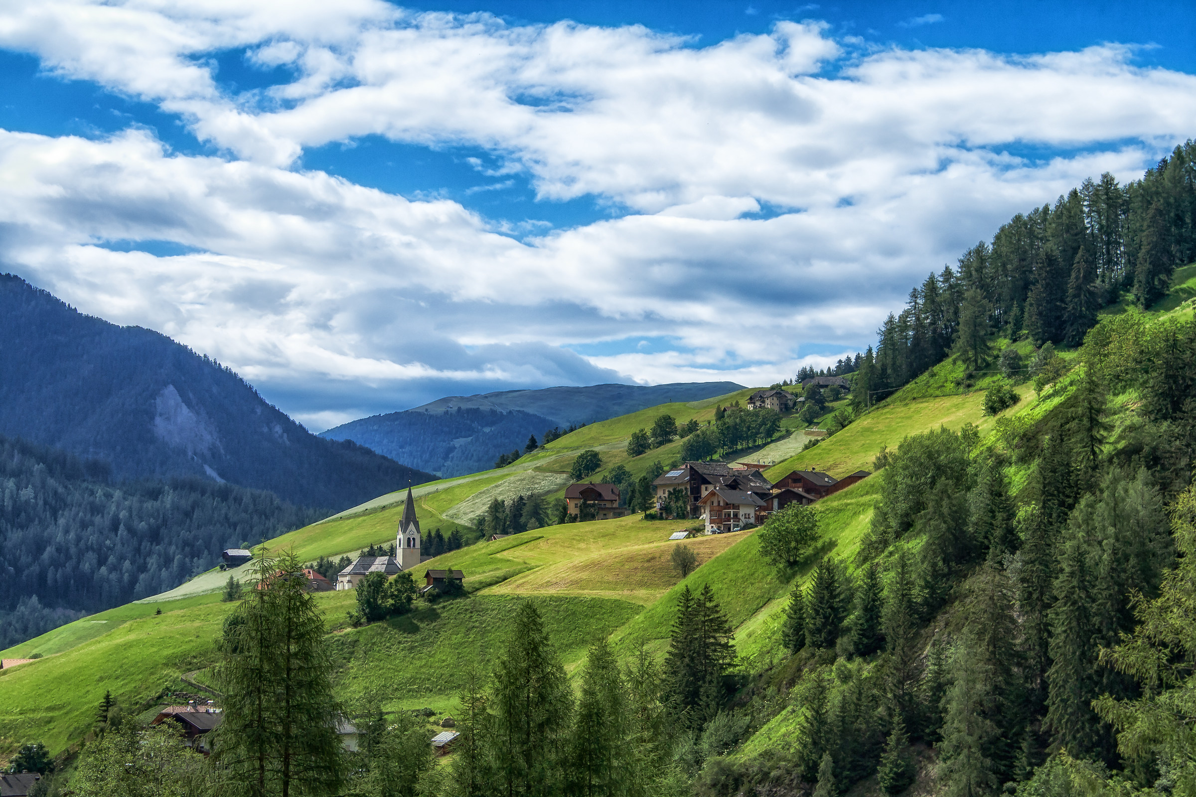 Panoramica dalla val Badia