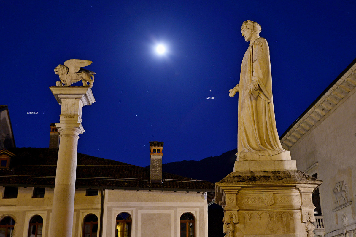 Two planets in the square