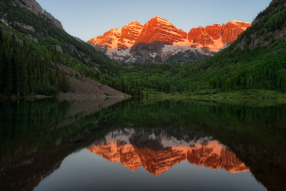 Maroon Bells, Colorado Sunrise