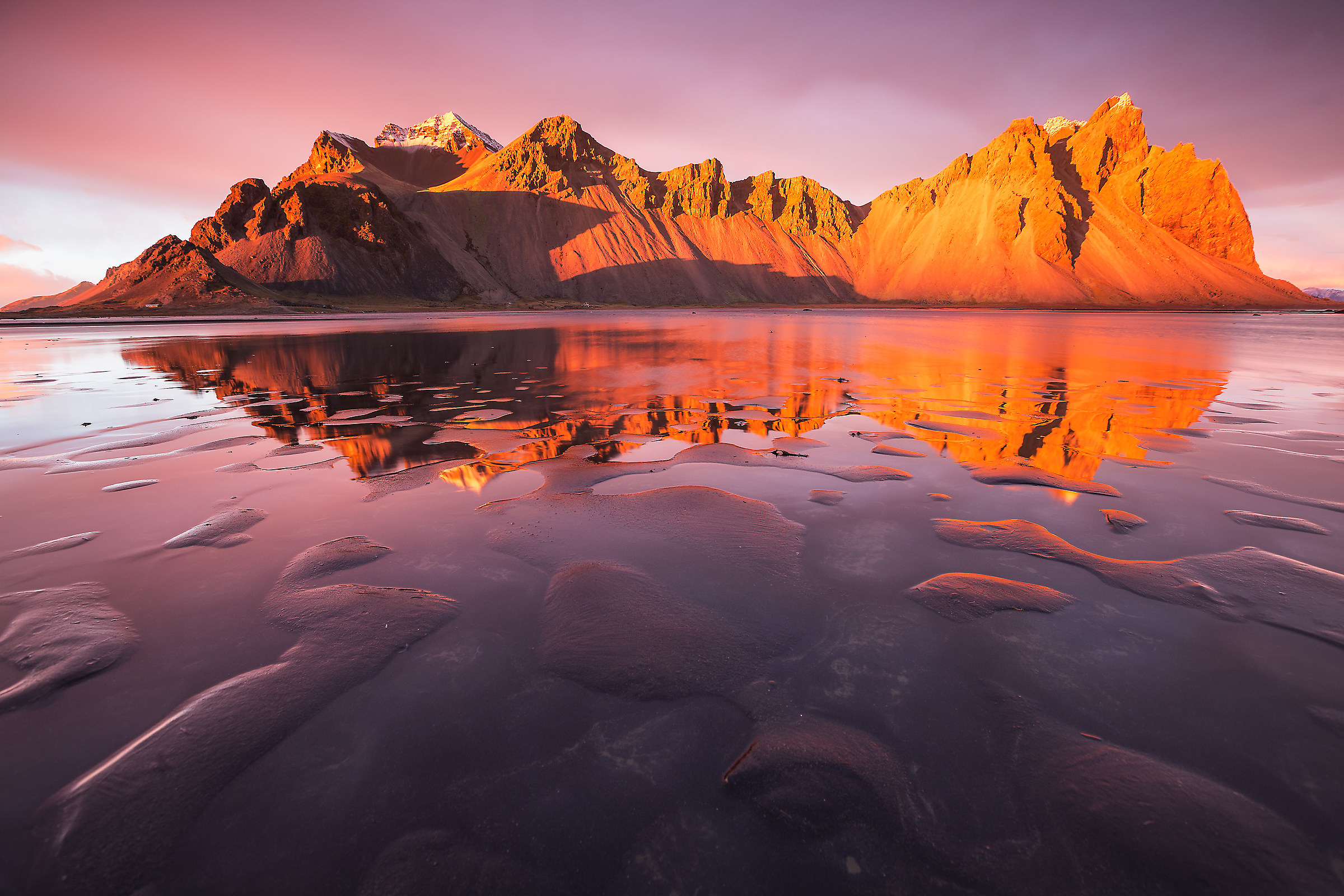 Vestrahorn fiery