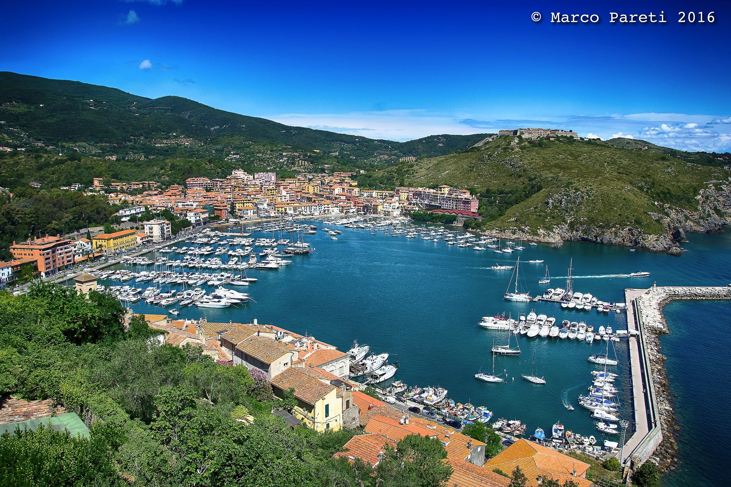 Porto Ercole from Rocca