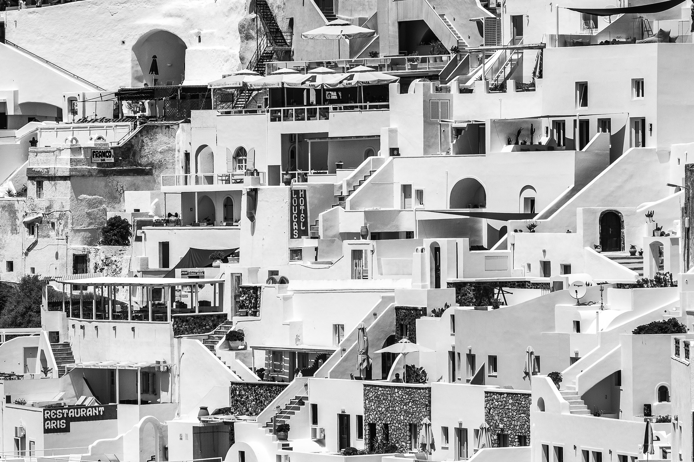 Thira in B & W