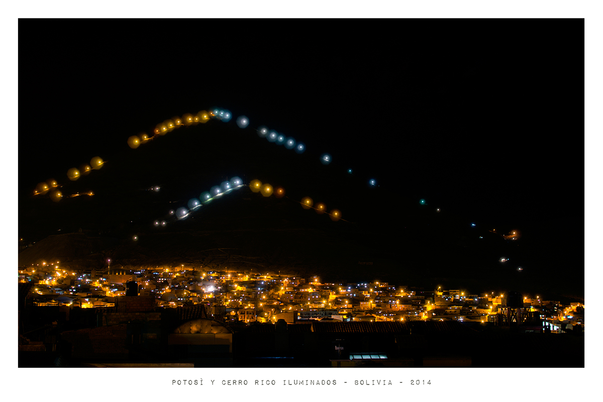 Y iluminados Potosi Cerro Rico - Bolivia