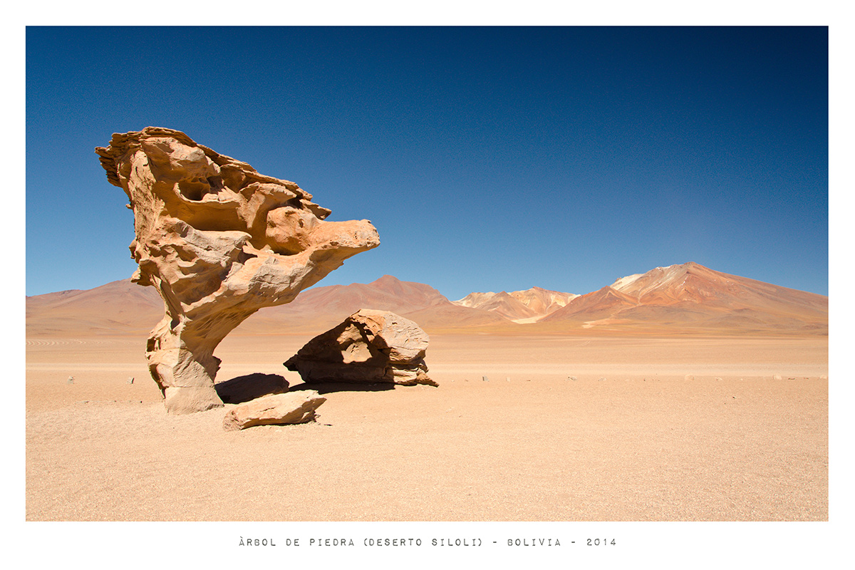 Arbol de piedra (Desert Siloli) - Bolivia
